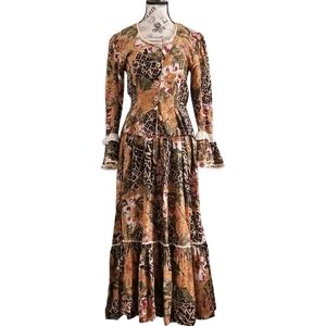 90s Corset Maxi Skirt (US S)